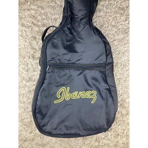 ibanez black soft guitar case w/ shoulder strap, and zip pocket
